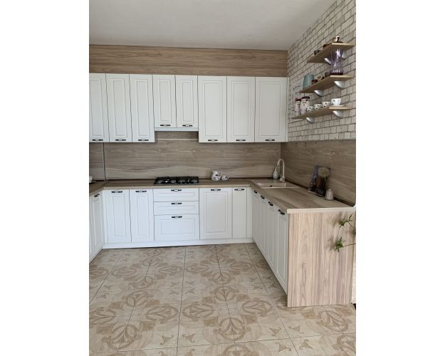 Модульная кухня Капри 2,7 м (Липа белый/Серый)