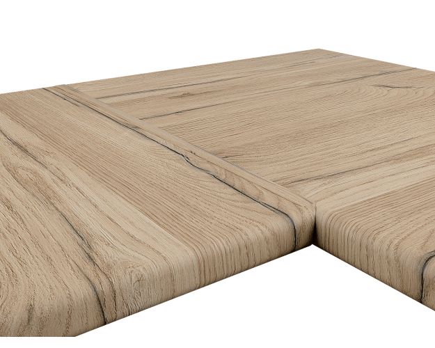 Планка для столешницы угловая (Дуб Кера)