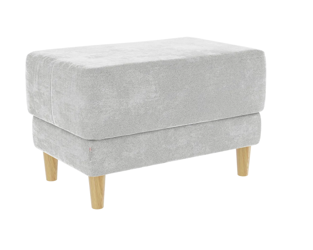 Пуф Рондо 2 галька (велюр)