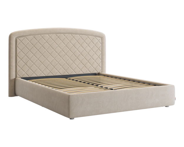 Кровать с основанием Сильва 2 1600 сосна (велюр)