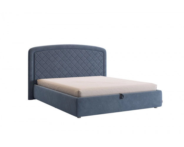 Кровать с основанием Сильва 2 1600 топаз (велюр)