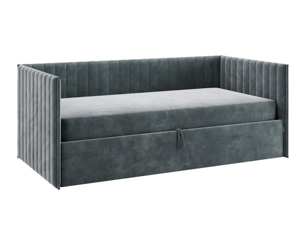 Кровать-софа Твикс графит (велюр)