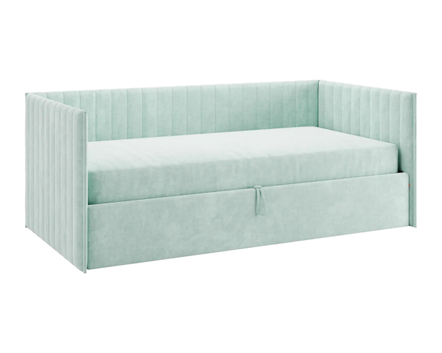 Кровать-софа Твикс мята (велюр)
