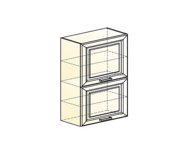 Мишель Шкаф навесной L600 Н900 (2 двери/эмаль/белый)