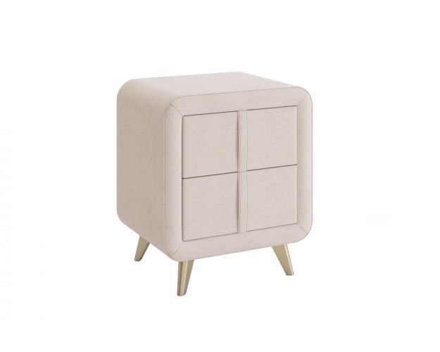 Тумба прикроватная Софи 2 крем велюр