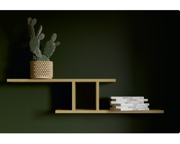 Полка навесная ПН-4 дуб сонома