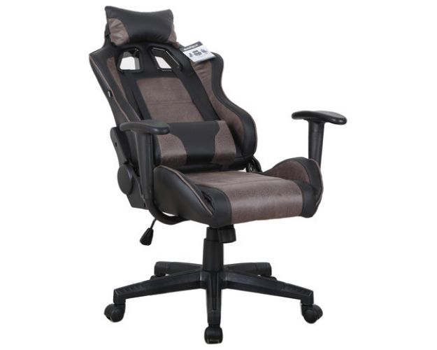 Кресло компьютерное BRABIX GT Racer GM-100 (черный, коричневый)