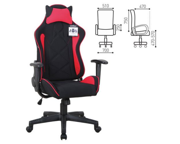 Кресло компьютерное BRABIX GT Racer GM-101