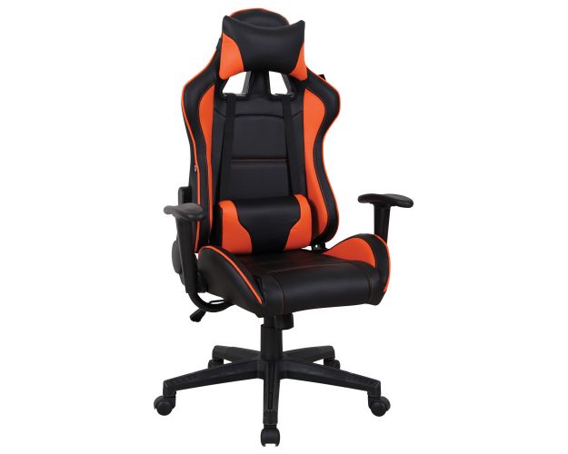 Кресло компьютерное BRABIX GT Racer GM-100 (черный, оранжевый)