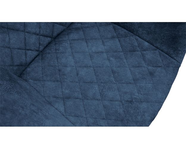 Стул «Дастин» К1С Черный/Микровелюр Wellmart Indigo