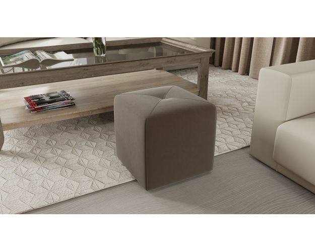 Пуф Тип 6 Велюр Коричневый