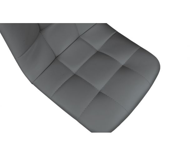 Стул «Райс» К1С Белый/Кож.зам Polo Graphite