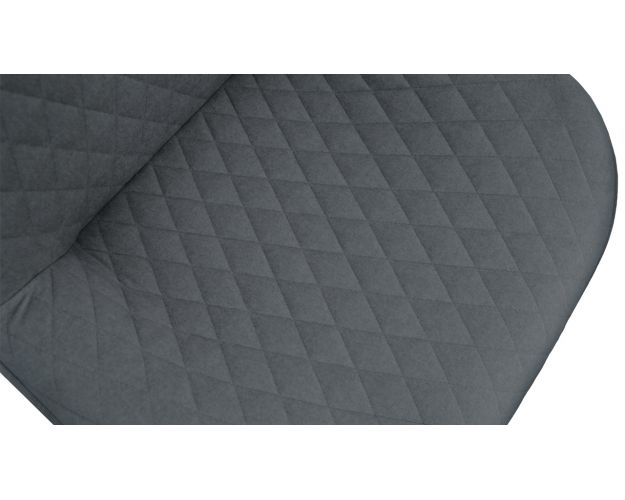 Стул «Оливер» К3 Черный/Микровелюр Jercy Graphite