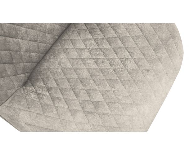 Стул «Оливер» К1С Черный муар/Микровелюр Wellmart Dark Beige