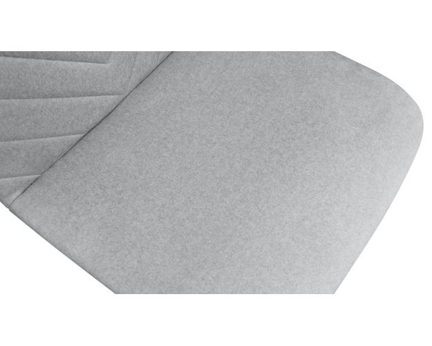 Стул «Шерри» К3 Белый/Микровелюр Jercy Silver