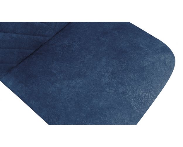 Стул «Шерри» К1С Черный муар/Микровелюр Wellmart Blue