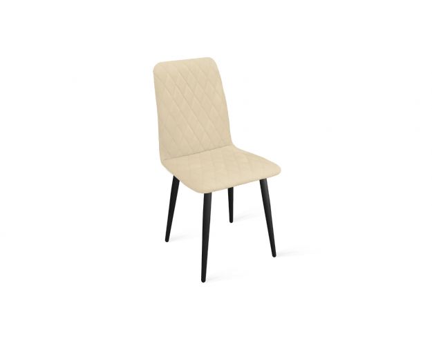 Стул «Стенли» К1С Черный муар/Велюр Confetti Cream