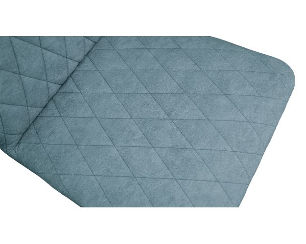 Стул «Стенли» К3 Белый/Микровелюр Duna Dustry Blue